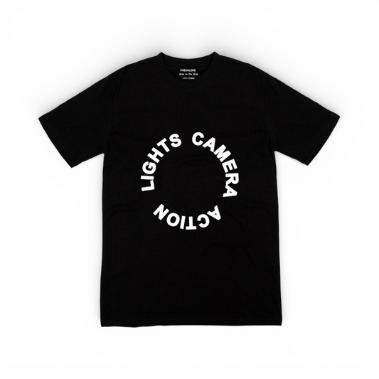 LIGHTS CAMERA ACTION T-SHIRT
